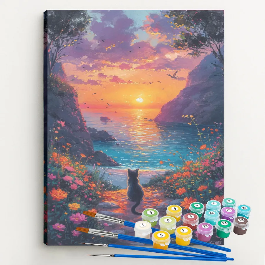 Flores, Céu e Mistério Felino