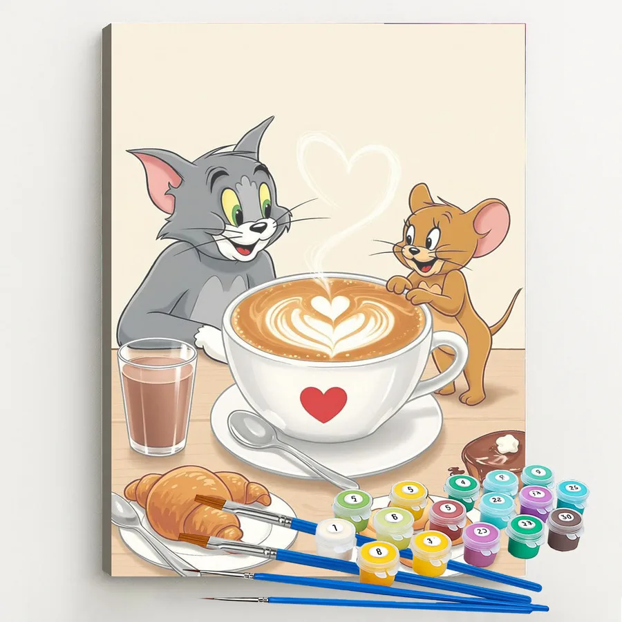 Tom e Jerry Xícara de Café