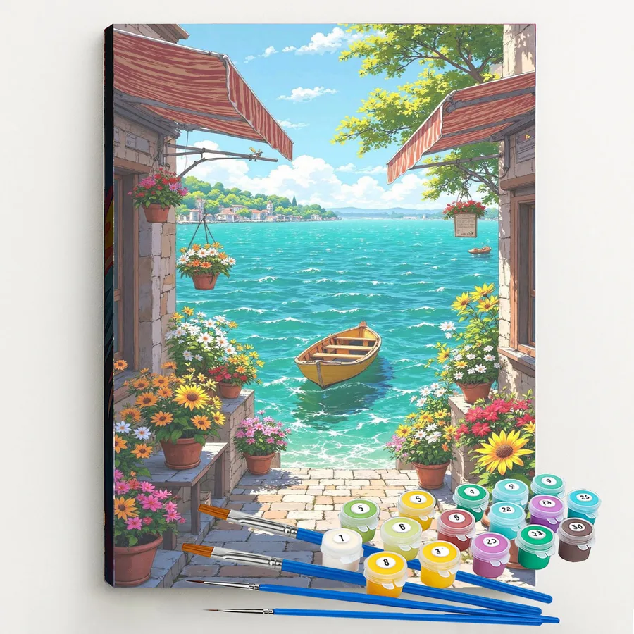 Canoa no mar