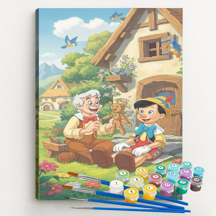Pinóquio e Geppetto