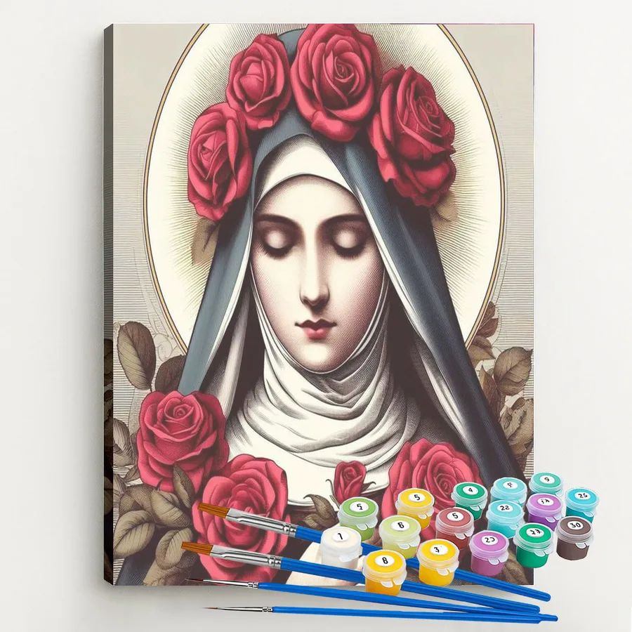 Maria com Rosas